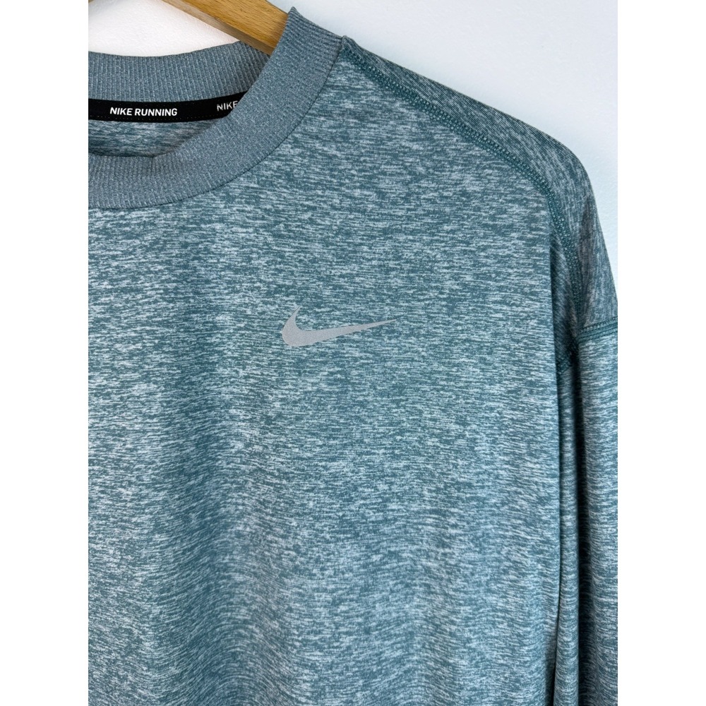 Nike Dri-Fit Running Element Long Sleeve Crew Shirt Women's Large Reflective - Picture 4 of 15